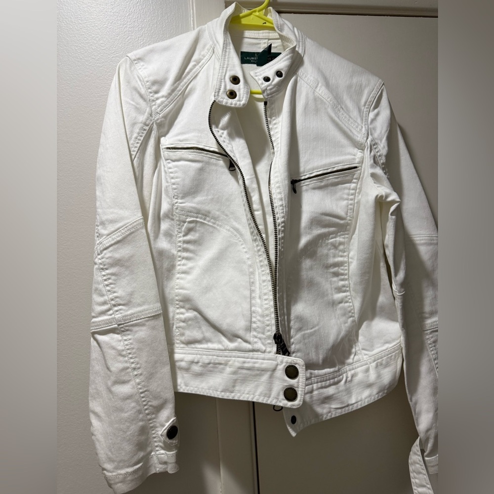 Ralph Lauren Moto Jean jacket, Large